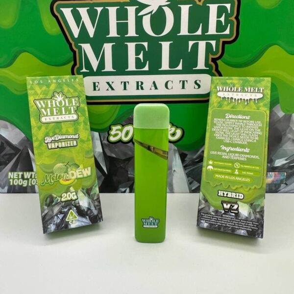 Buy Whole Melts Extracts Disposable Melon Dew
